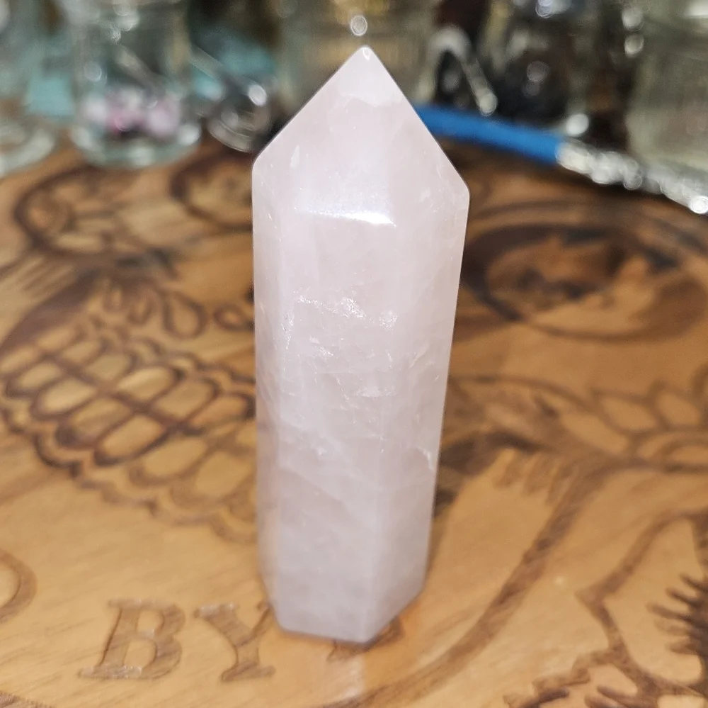 Rose Quartz Tower for Meditation #95